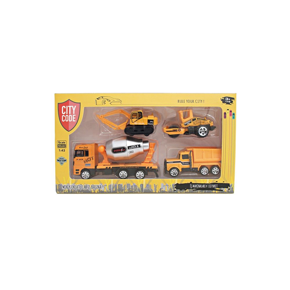 WSIマック8×4 ローボーイトレ3×3×3 CATスクレイパー 1/50 citycode-die-cast-143-is-