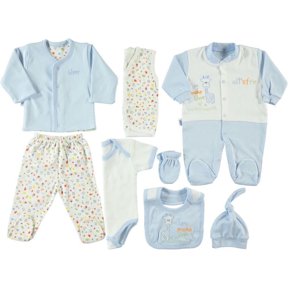 Civil Baby Yenidogan Mavi 8 Li Bebek Zibin Takimi Fiyatlari