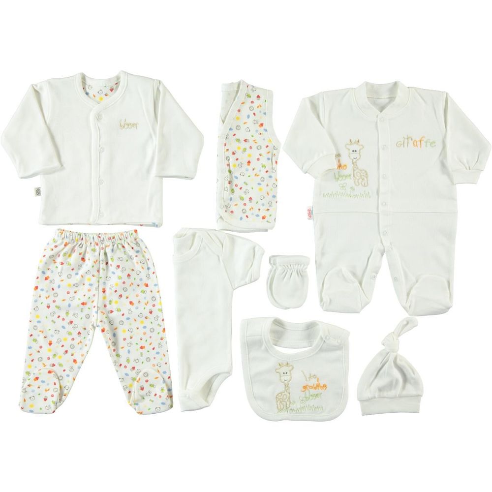 Civil Baby Yenidogan Ekru 8 Li Bebek Zibin Takimi Fiyatlari