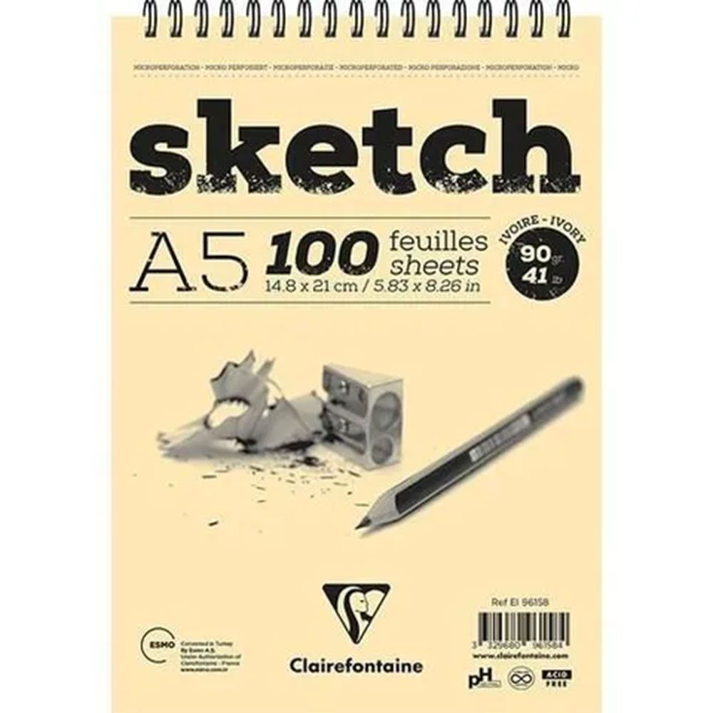 Clairefontaine 96158 Sketch A5 50 Yaprak Resim Defteri Fiyatları