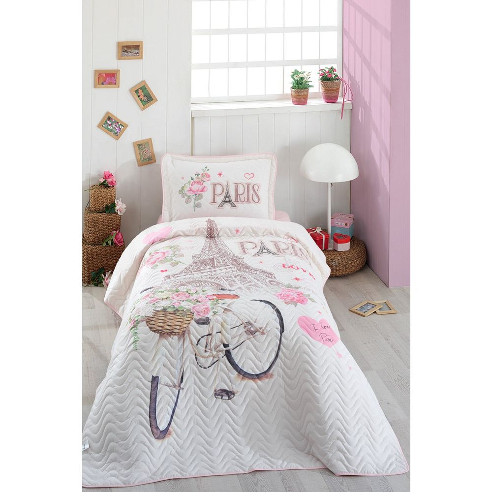 Clasy Ranforce Paris Love Tek Kisilik Yatak Ortusu Fiyatlari