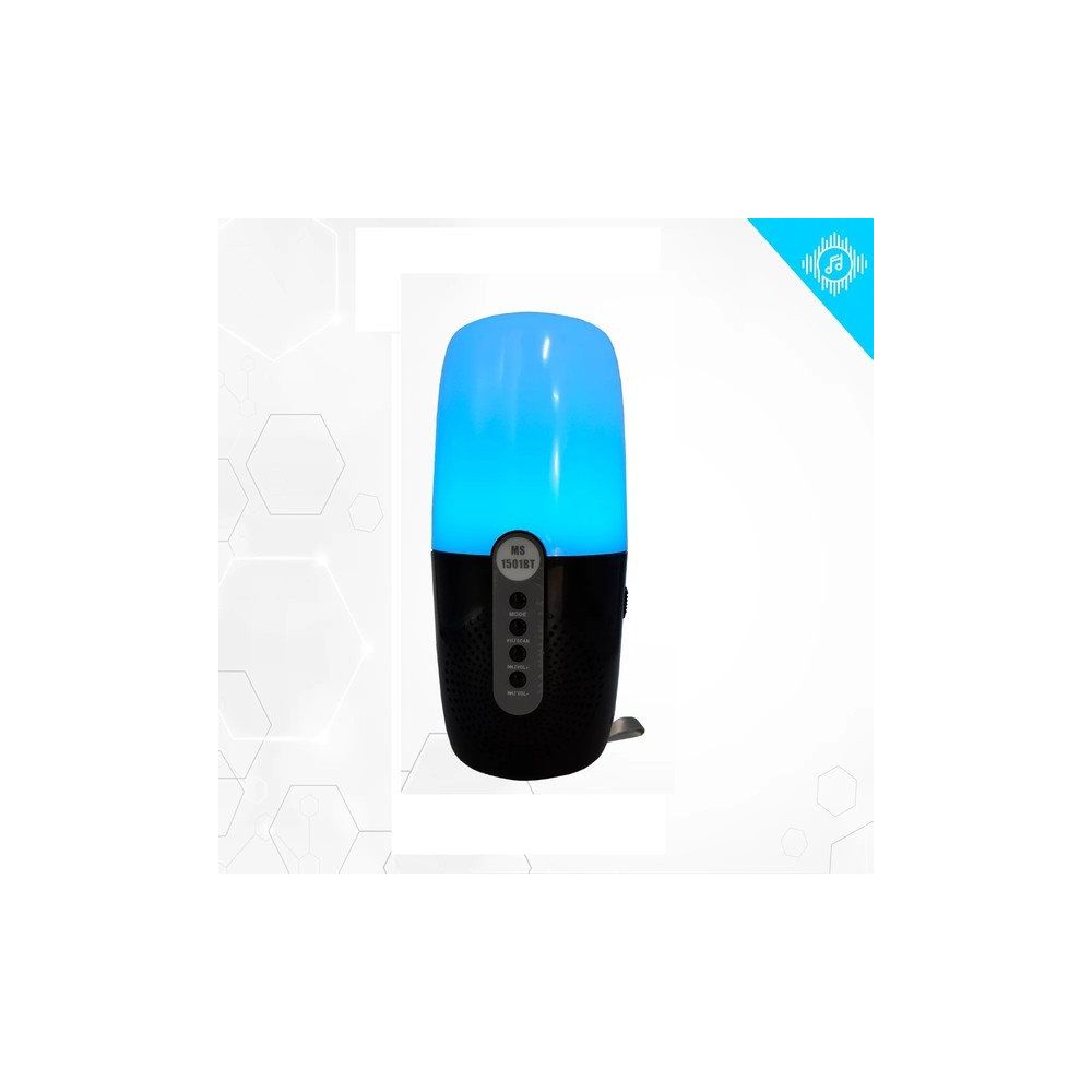 Cmk MS-1501BT Rgb LED Işıklı Gece / Kamp Lambası Özellikli Kablosuz Bluetooth Hoparlör