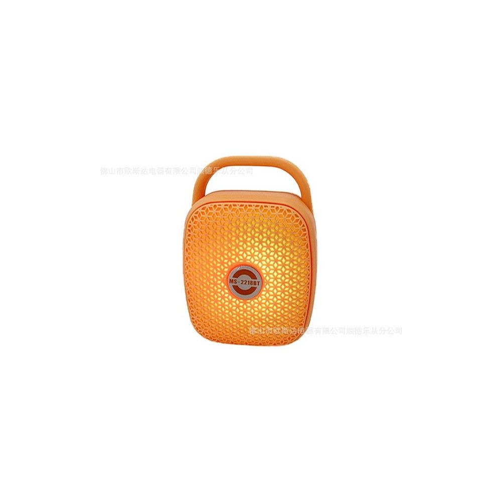 Cmk MS-2218BT Turuncu LED Işıklı Şarjlı Kablosuz Bluetooth Hoparlör