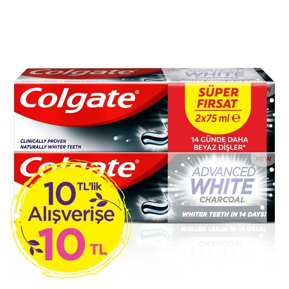 colgate advanced white charcoal 75 ml fiyat