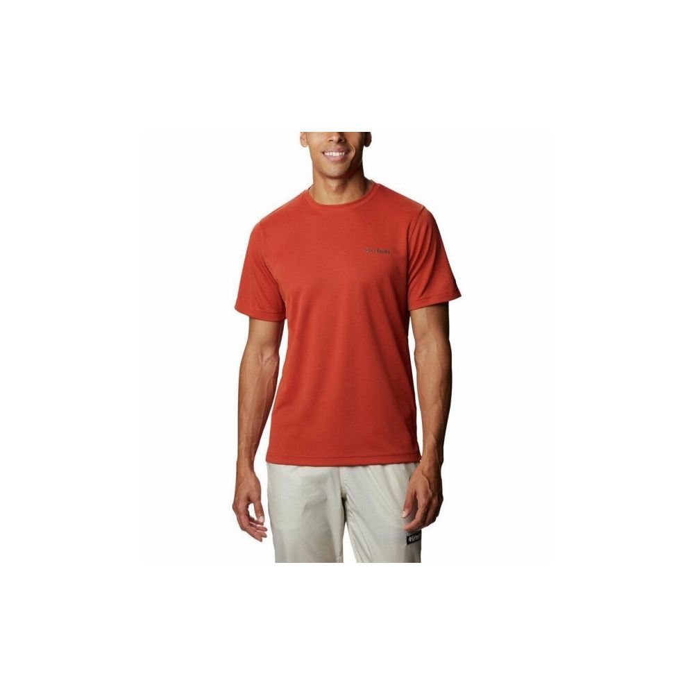 columbia red shirt