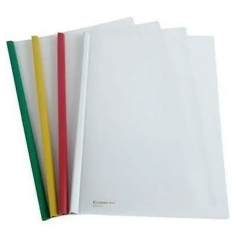 Comix Q312 10 mm Mat Renkler Sırttan Klips Sıkıştırmalı Dosya