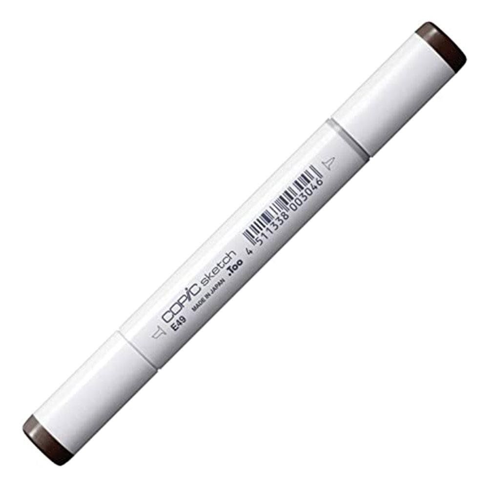 E49 Dark Bark Copic Copic Ciao Twin Tip Marker Pen 
