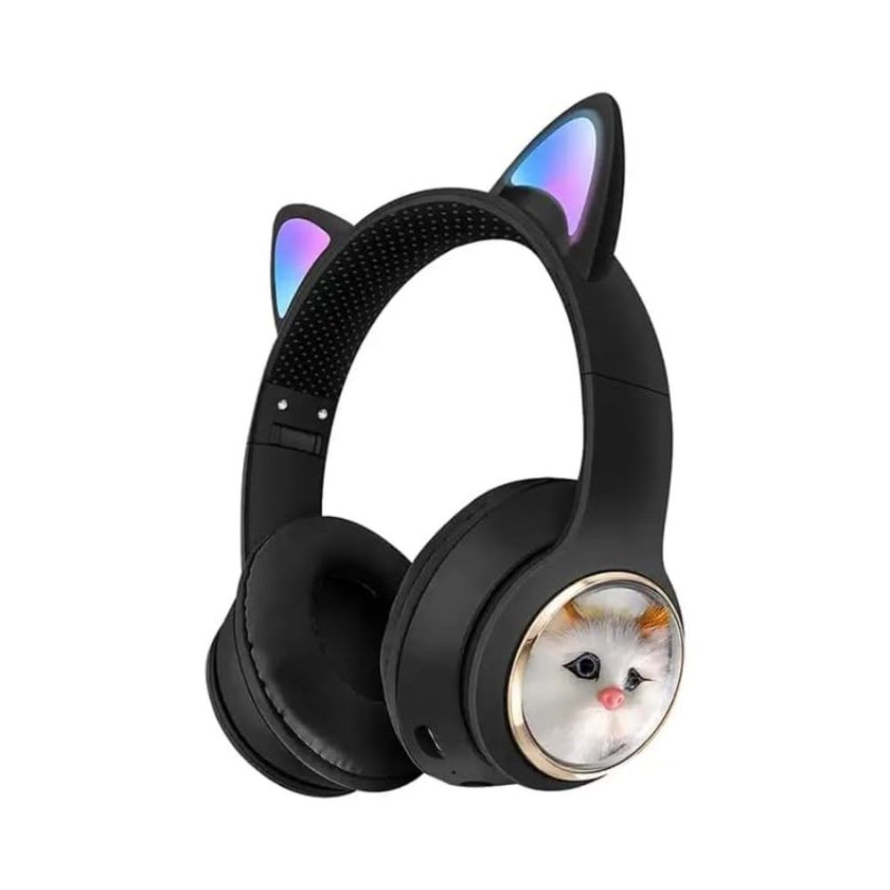 Coverzone AKZ-09 Siyah Kedi Bluetooth Kulaklık