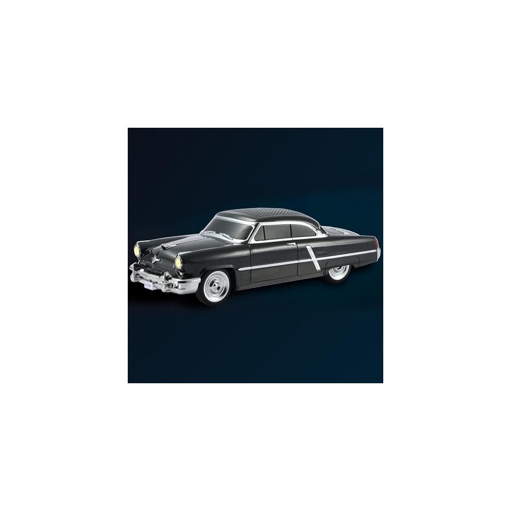 CoverZone WS-1957 Siyah Kablosuz 1957 Lincoln Capri Görünümlü Klasik Araba Bluetooth Hoparlör