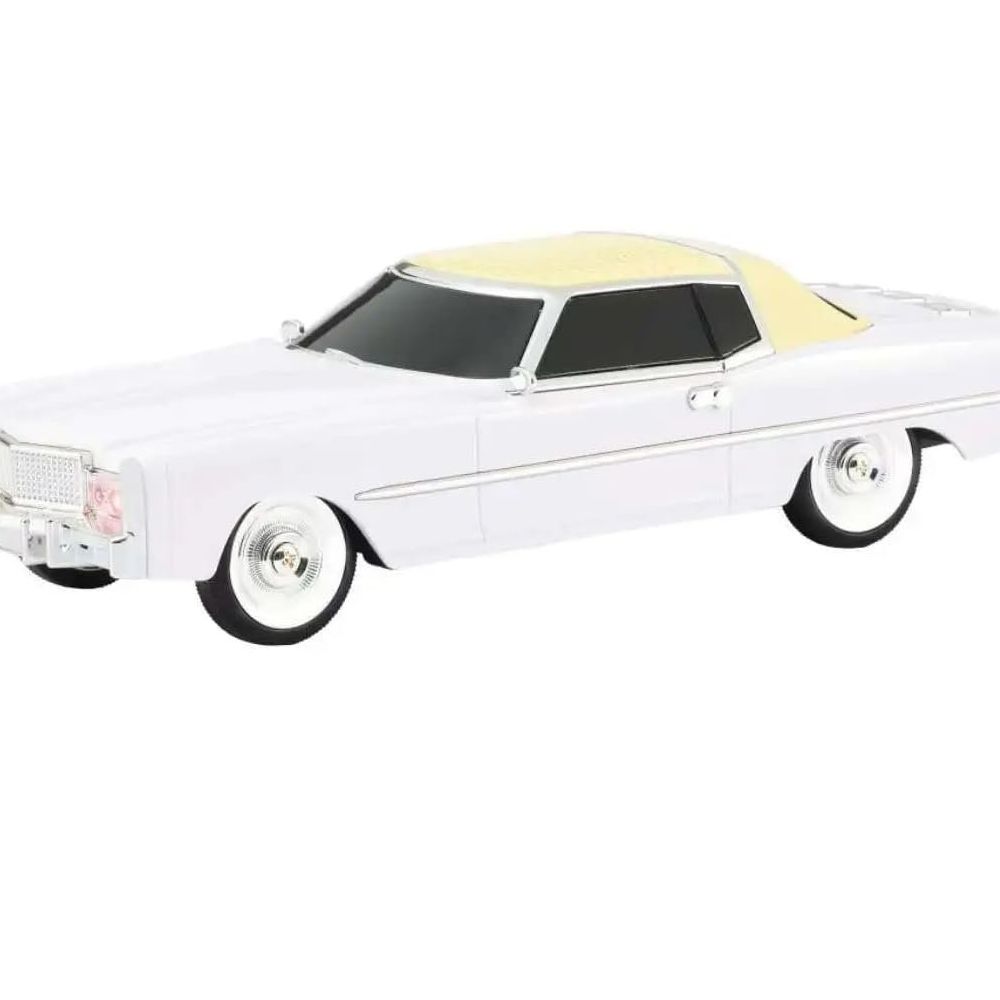 CoverZone WS-1966 Beyaz Kablosuz 1966 Cadillac Görünümlü Klasik Araba Bluetooth Hoparlör