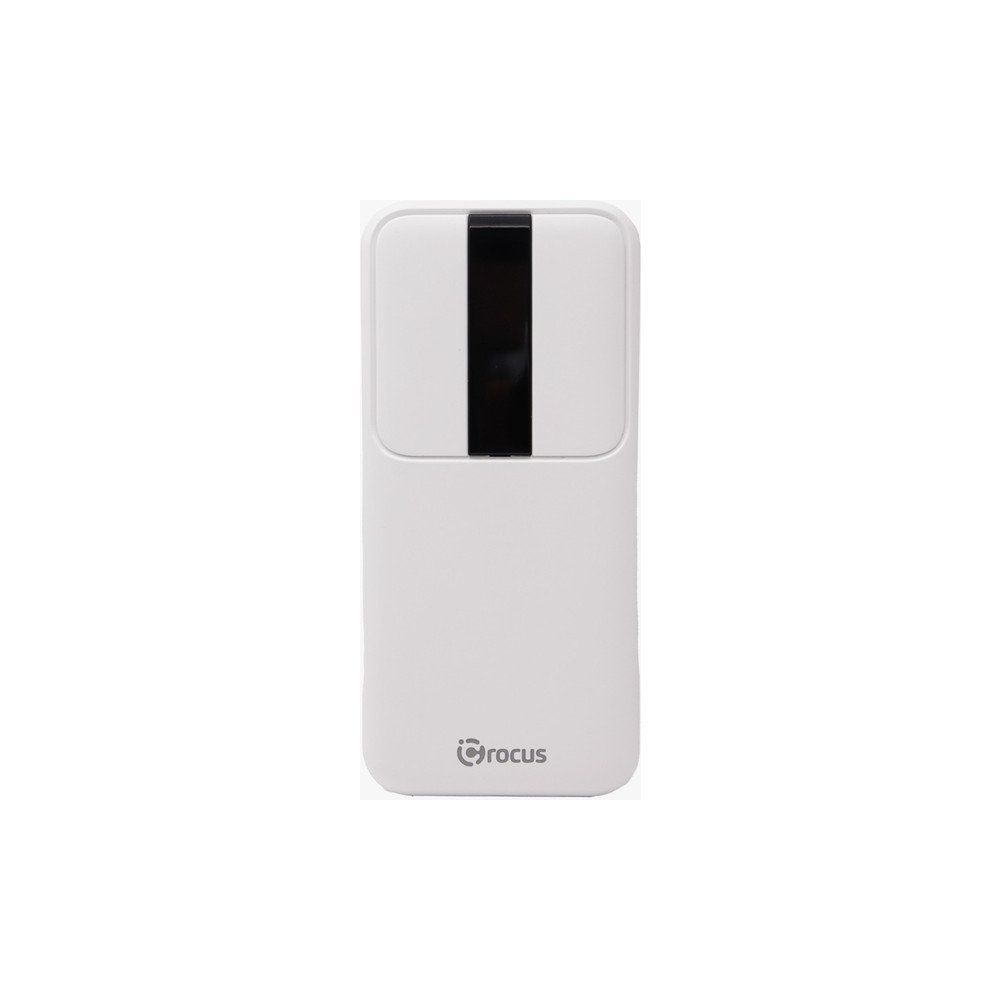 Crocus 22.5W 10.000 mAh Pd+Qc 3.0 Type-C 2 Usb Micro USB LCD Ekranlı Beyaz Powerbank