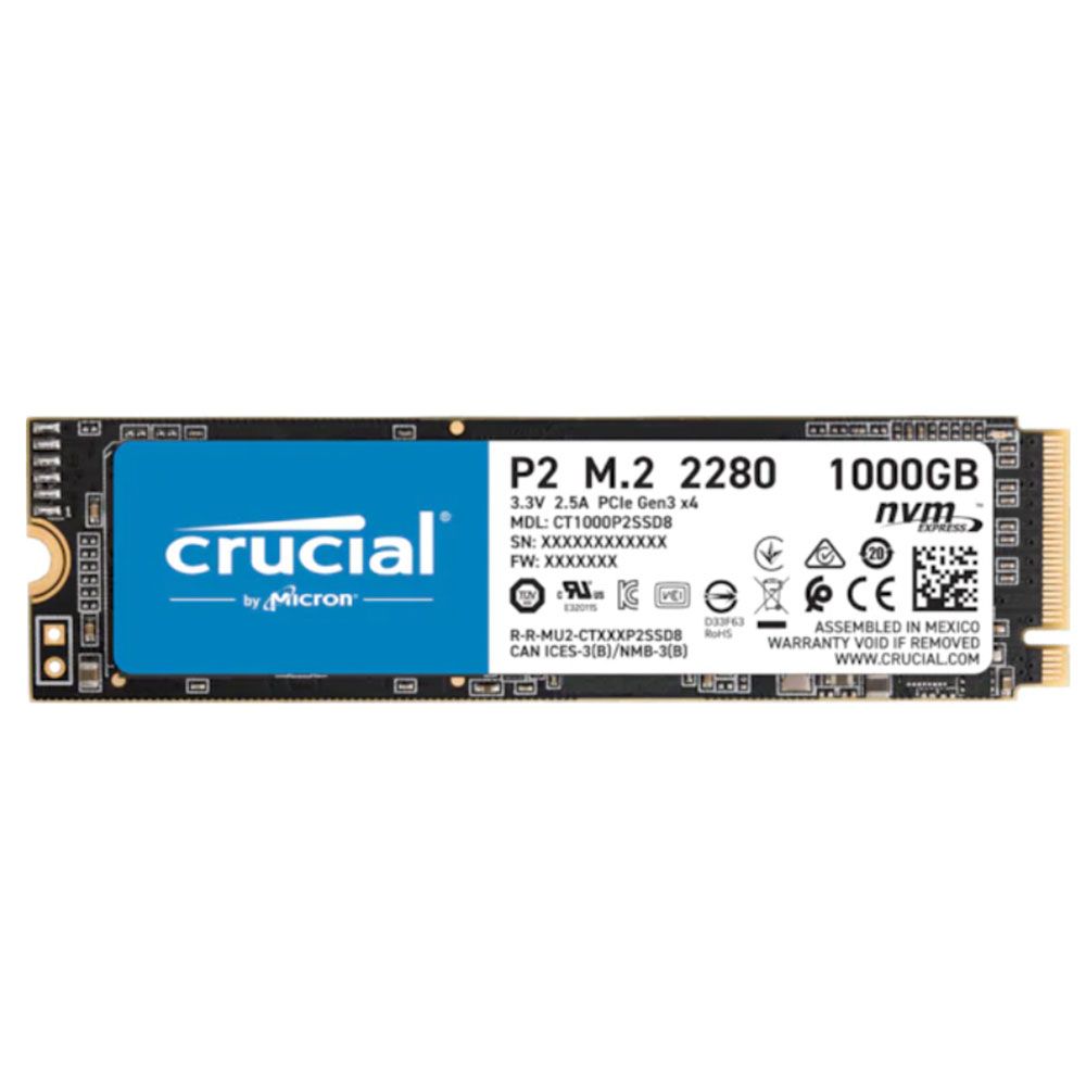 Crucial CT1000P2SSD8 P2 1TB 2400 MB/s M2 SSD Fiyatları