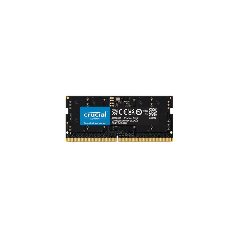 Crucial CT16G48C40S5 16 GB 4800 Hz DDR5 CL40 SODIMM Dizüstü