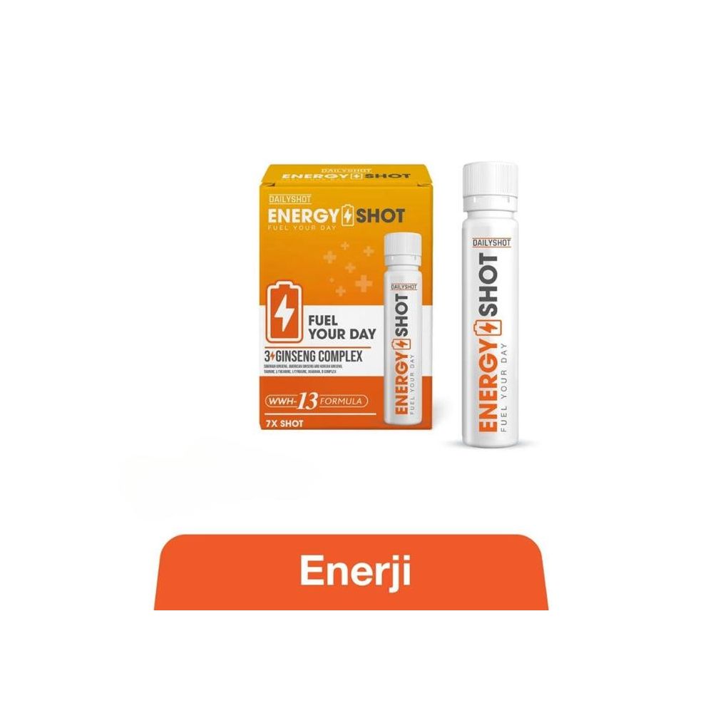 Dailyshot Energy Shot Ginseng Complex 25 ml 7 Shot Fiyatları