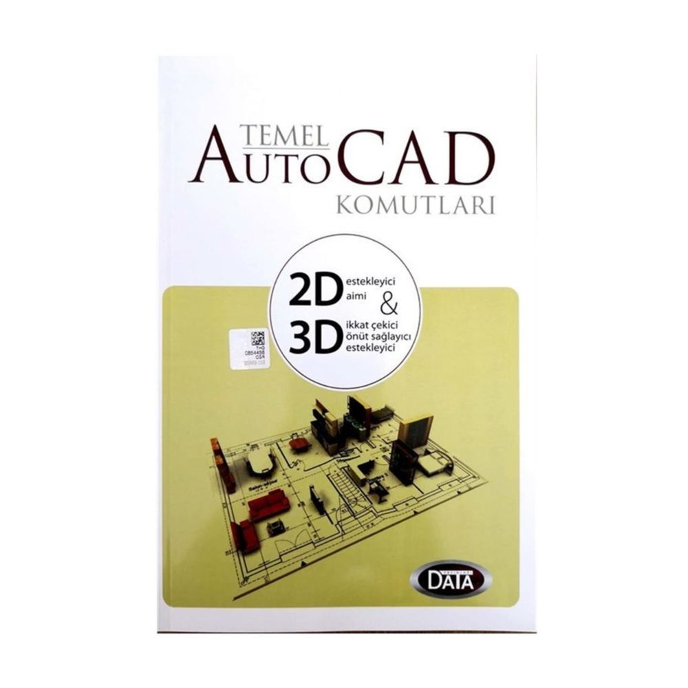 Data Yayınları Temel Autocad Komutları 2D 3D Fiyatları
