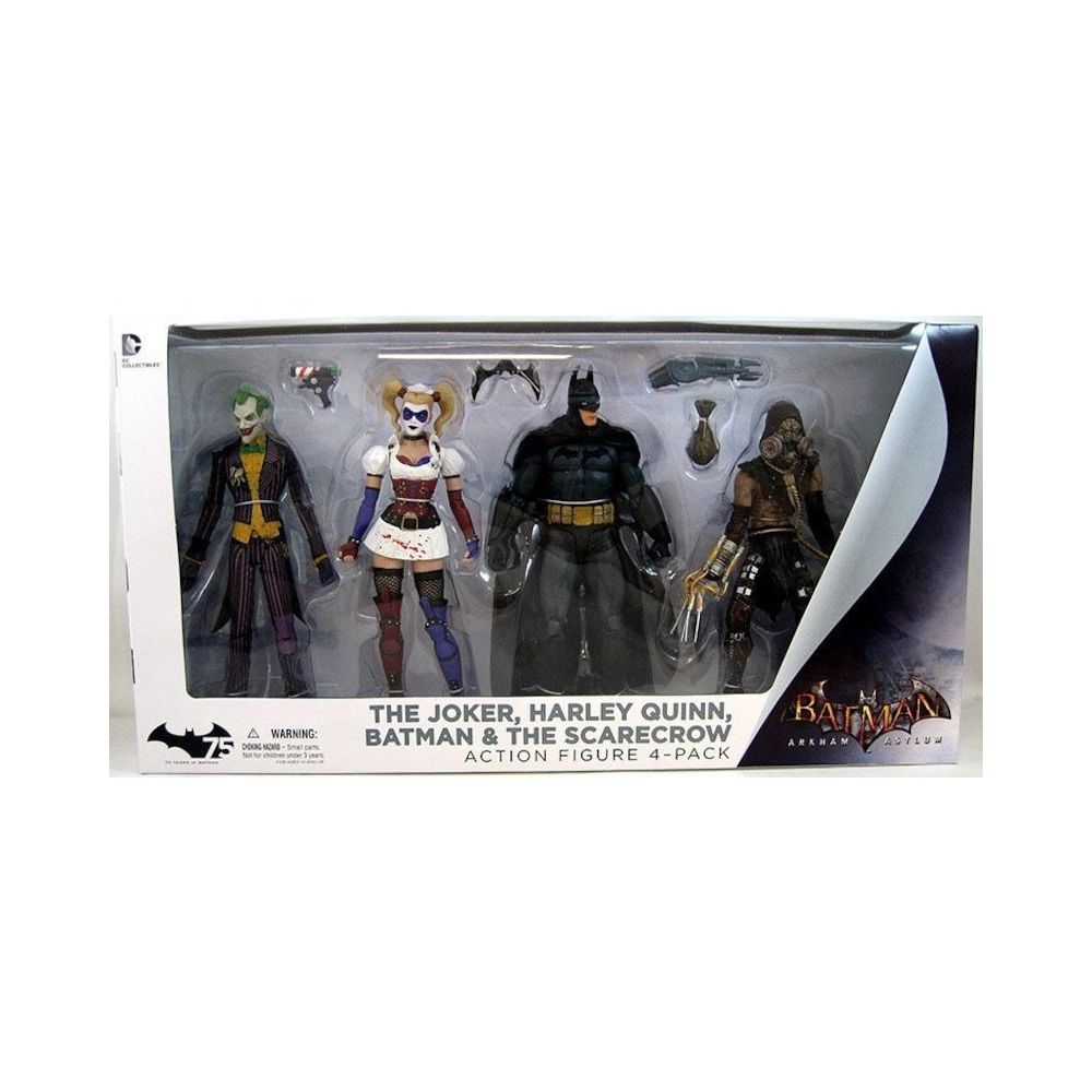 batman arkham asylum action figure 4 pack