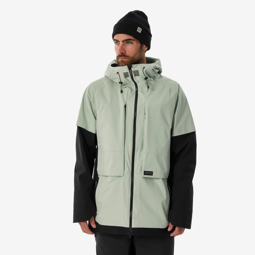 Decathlon Dreamscape 900 Haki Yeşil Erkek Snowboard Montu