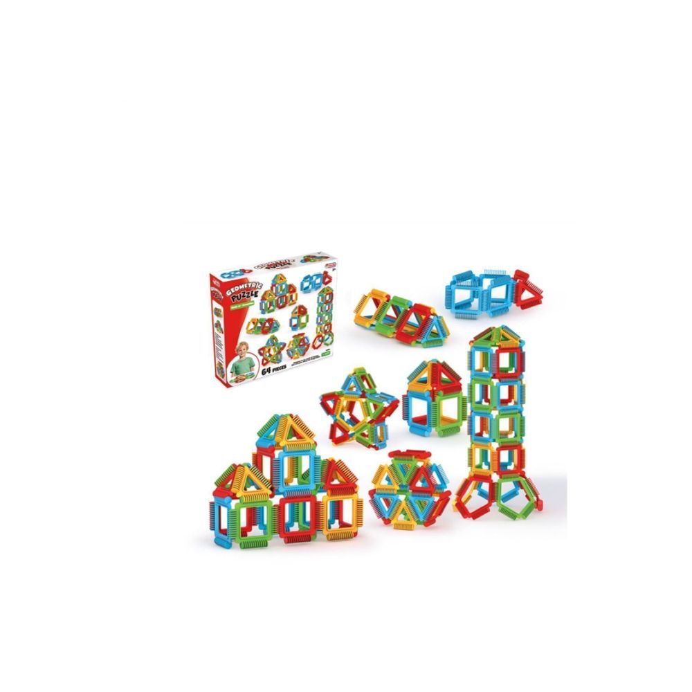 Dede 03895 64 Parça Geometrik Puzzle Fiyatları