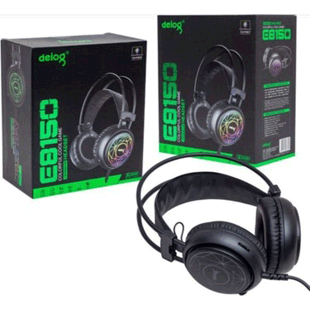 Deiog E-8150 Siyah Rgb Oyuncu Kulaklık