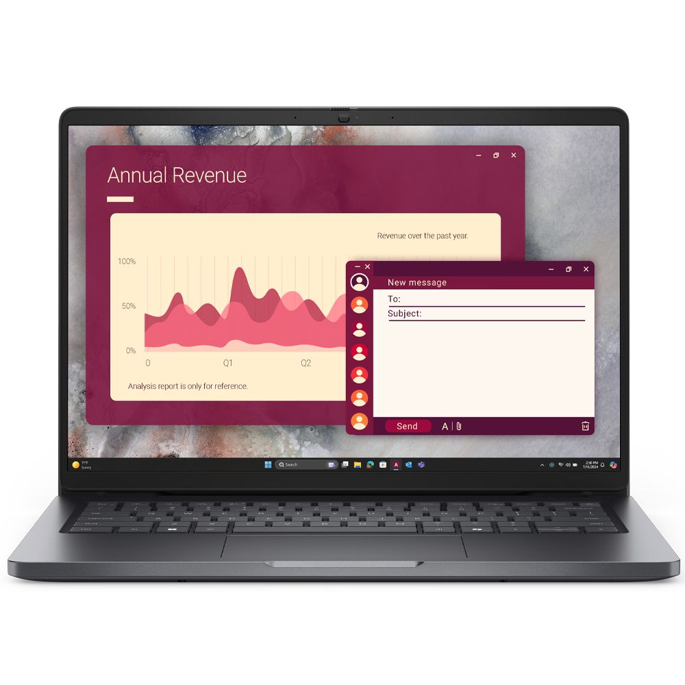 Dell Pro 14 PC14250 C7325UBU Intel Core 7 250U 32GB RAM 512GB SSD Ubuntu 14 inç Laptop - Notebook