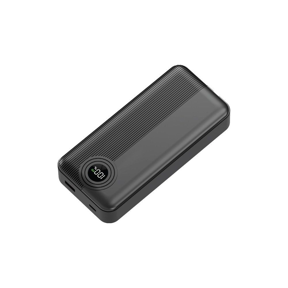Dexim W4 DCA0068 2x Type C Kablolu 22.5W Pd LED Göstergeli 18w Giriş 20w Çıkış 20.000 mAh Siyah Powerbank