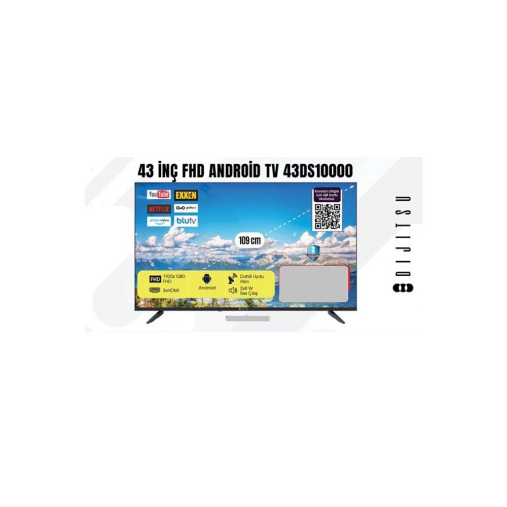 Dijitsu 43DS10000 43 inç 109 Ekran Full HD Android LED TV