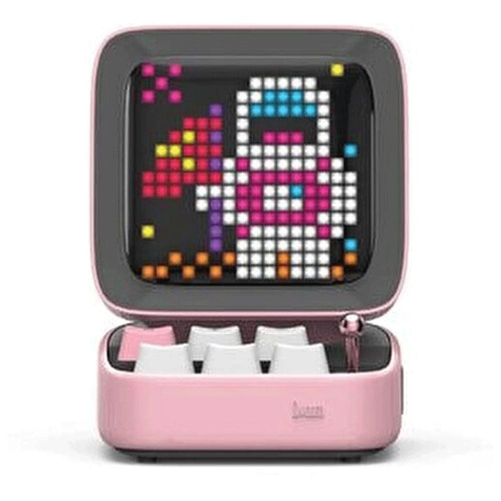 Divoom Ditoo Pembe Bluetooth Hoparlör