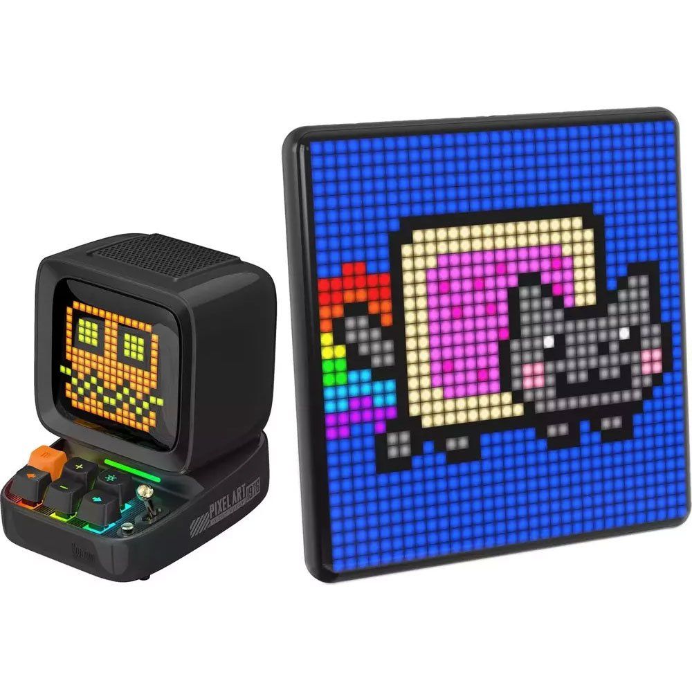 Divoom Ditoo Pro Siyah Bluetooth Hoparlör+Pixoo Max Led Ekran Seti