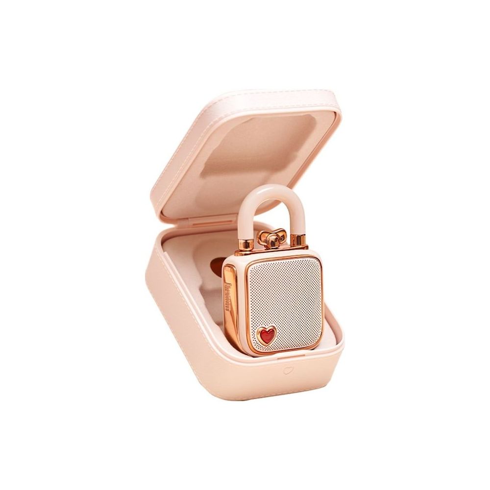 Divoom Love-lock Pembe Taşınabilir Bluetooth Hoparlör