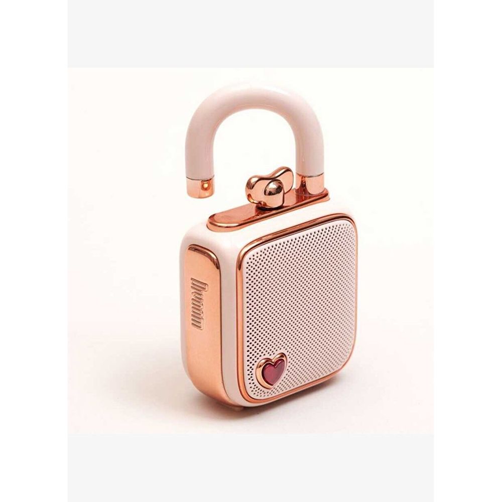 Divoom Lovelock Mini Ses Kayıt Özellikli Ses Kaydedici Pembe Bluetooth Hoparlör
