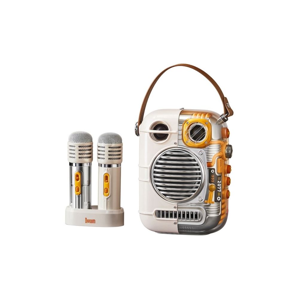 Divoom Spark Pro Çift Karaoke Mikrofonlu 80 W Bluetooth Hoparlör