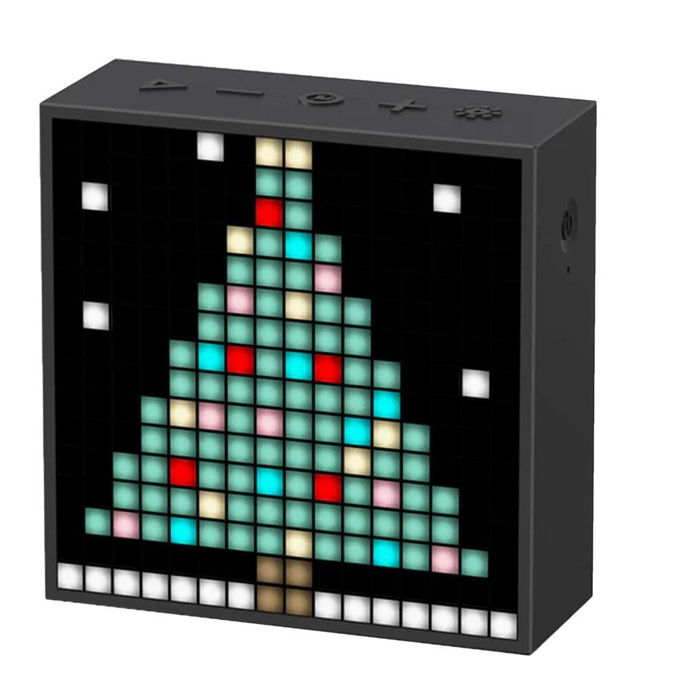 Divoom Timebox Evo Uyarlanabilir Piksel Ekranlı Siyah Led Dekor Bluetooth Hoparlör