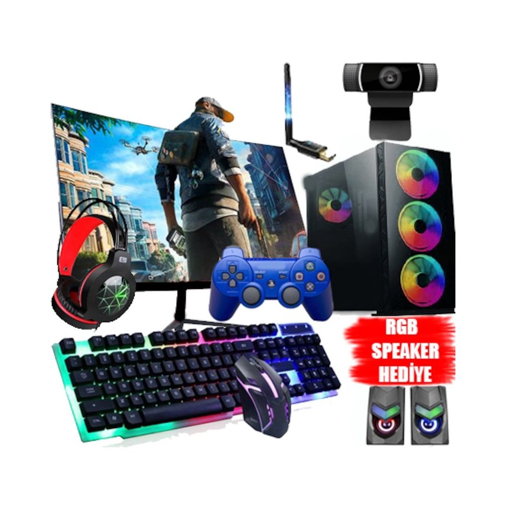 DMC N66X Intel Core i7-860 16GB Ram 256GB SSD R7 240 4GB FreeDos 23.8inç Masaüstü Bilgisayar