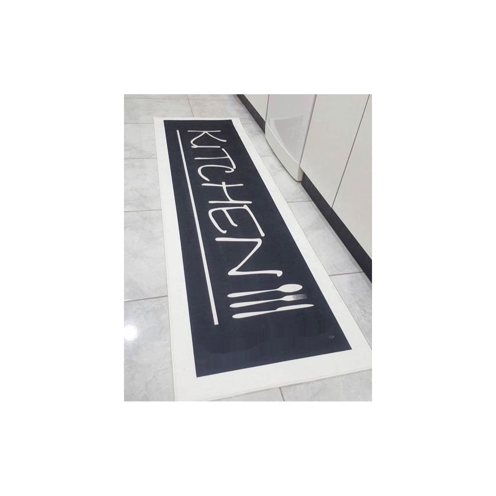 dmt si yah beyaz kitchen yazili 120x180 cm mutfak halisi fiyatlari