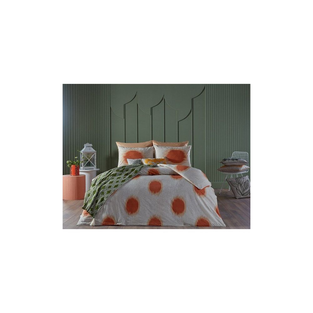 Doqu Home Festival Marbella Kremit 160x220 cm Antrasit Tek Kişilik