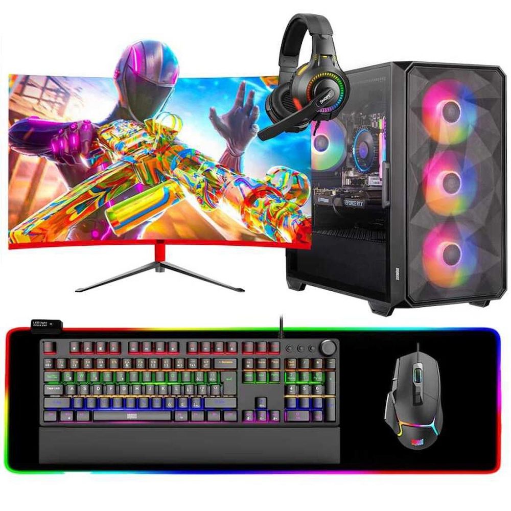 Dragos DRX6860 Ryzen 5 3600 32GB RAM 1TB SSD RTX 3050 FreeDOS 23.6 inç Monitör Oyun Bilgisayarı