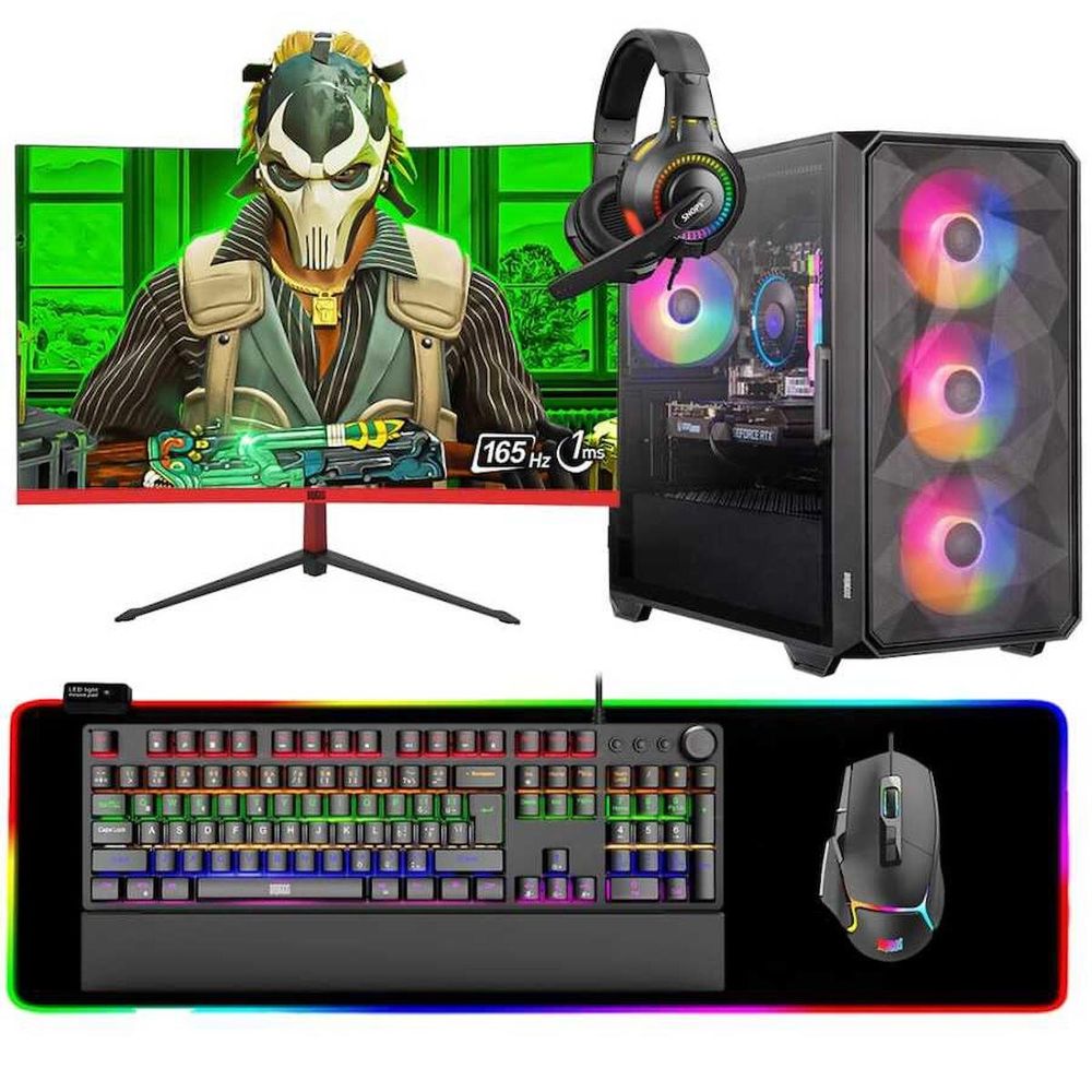 Dragos DRX6869 Ryzen 5 5500 32GB RAM 1TB SSD RTX 3050 FreeDOS 27 inç Monitör Oyun Bilgisayarı