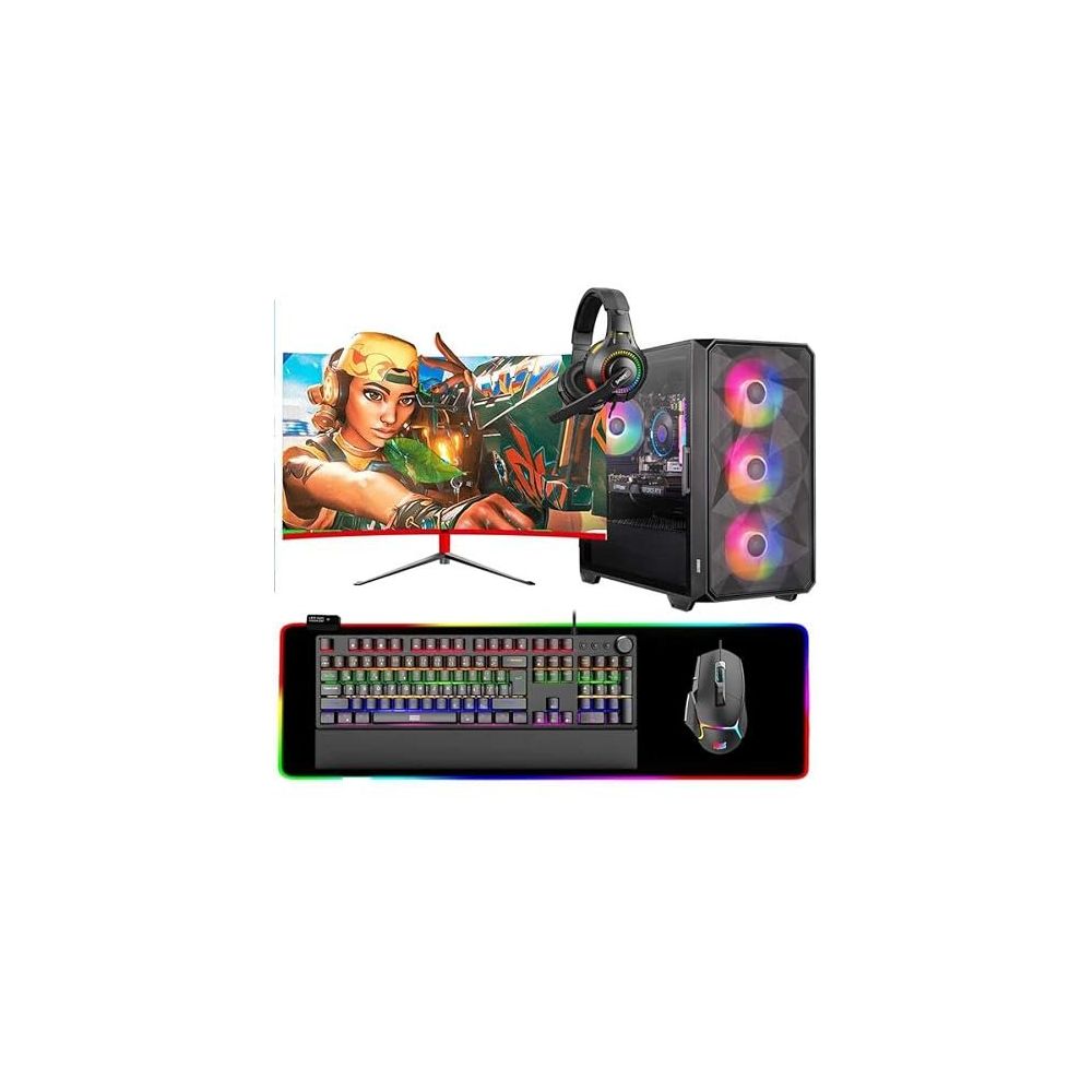 Dragos DRX6884 Ryzen 7 5700X 32GB RAM 1TB SSD RTX 3050 FreeDOS 23.6 inç Monitör Oyun Bilgisayarı