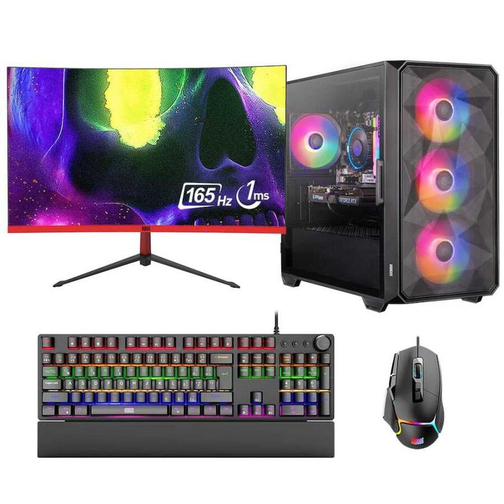 Dragos DRX6904 i7-10700F 16GB RAM 512GB SSD RTX 3050 FreeDOS 23.6 inç Monitör Oyun Bilgisayarı