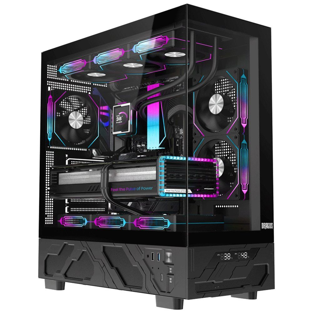 Dragos DRX7579 Ryzen 7 7800X3D 32GB RAM 1TB SSD 12GB RTX 5070 FreeDOS Oyun Bilgisayarı