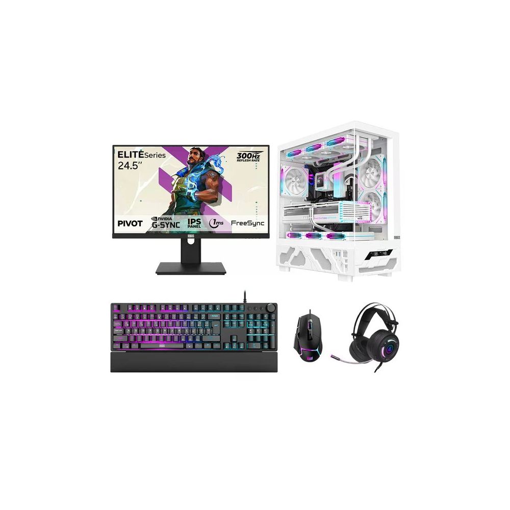 Dragos DRX7623 Ryzen 5 5600 32GB RAM 1TB SSD 8GB RTX 5060 FreeDOS 24.5 inç Monitör Oyun Bilgisayarı