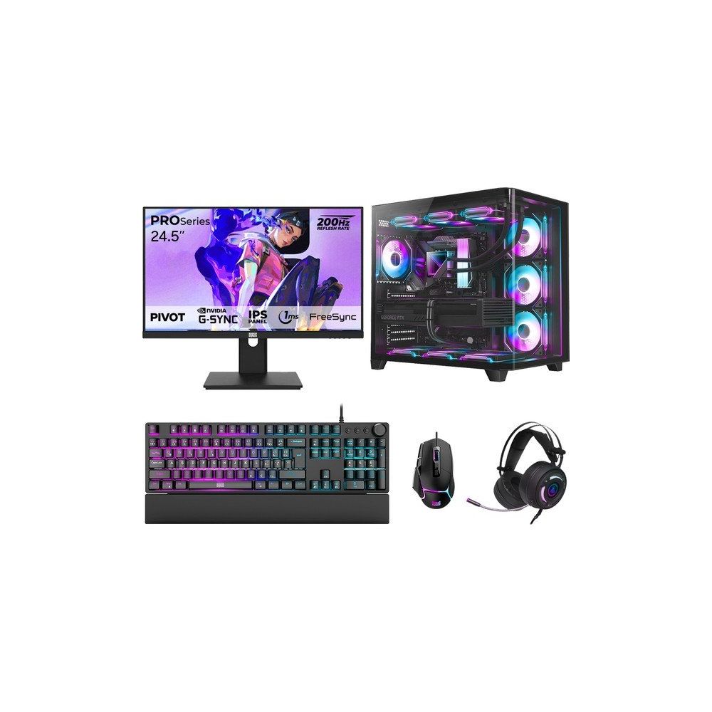 Dragos DRX7634 Ryzen 7 5700X 32GB RAM 1TB SSD 8GB RTX 5060 FreeDOS 24.5 inç Monitör Oyun Bilgisayarı