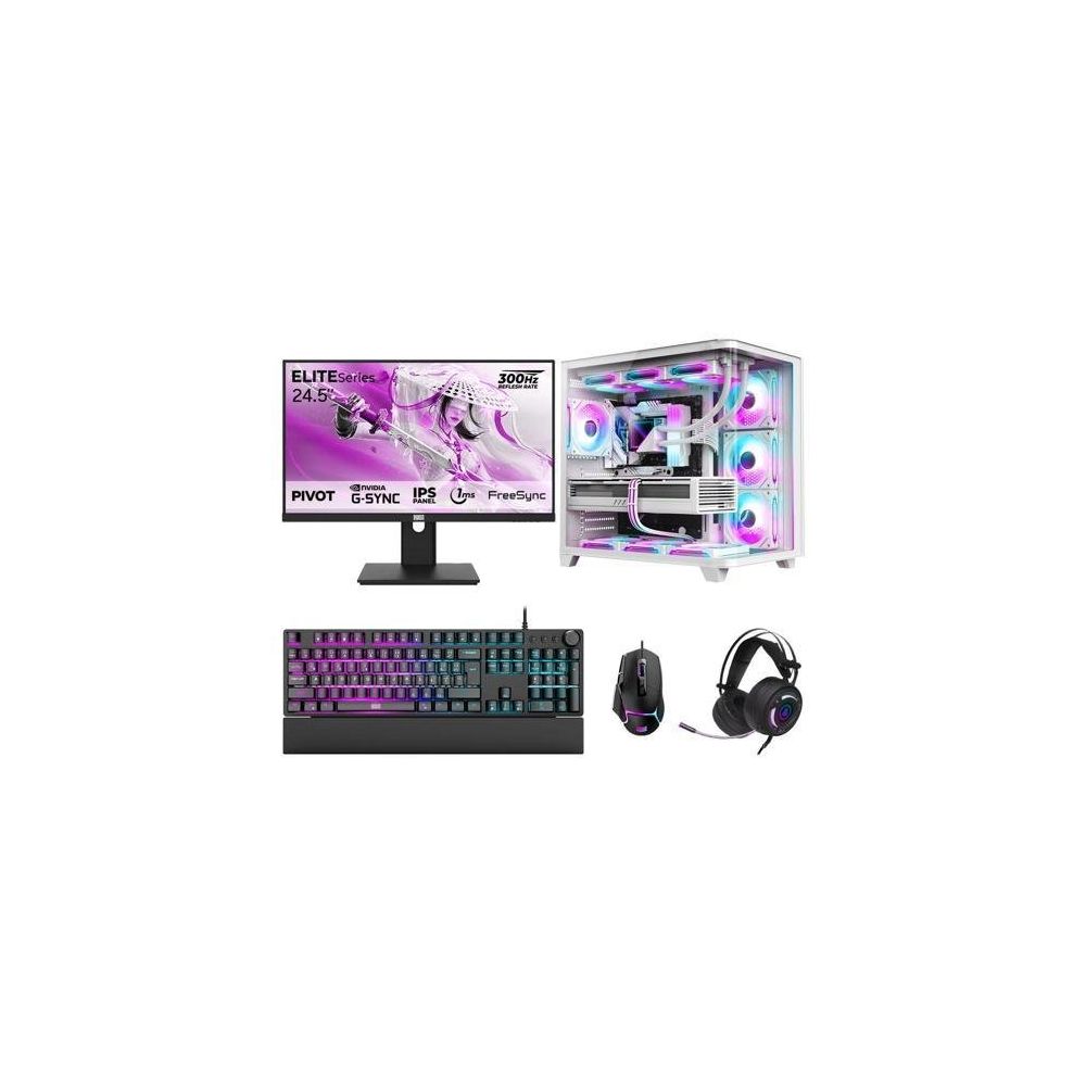 Dragos DRX7640 Ryzen 7 5700X 32GB RAM 1TB SSD 8GB RTX 5060 FreeDOS 24.5 inç Monitör Oyun Bilgisayarı