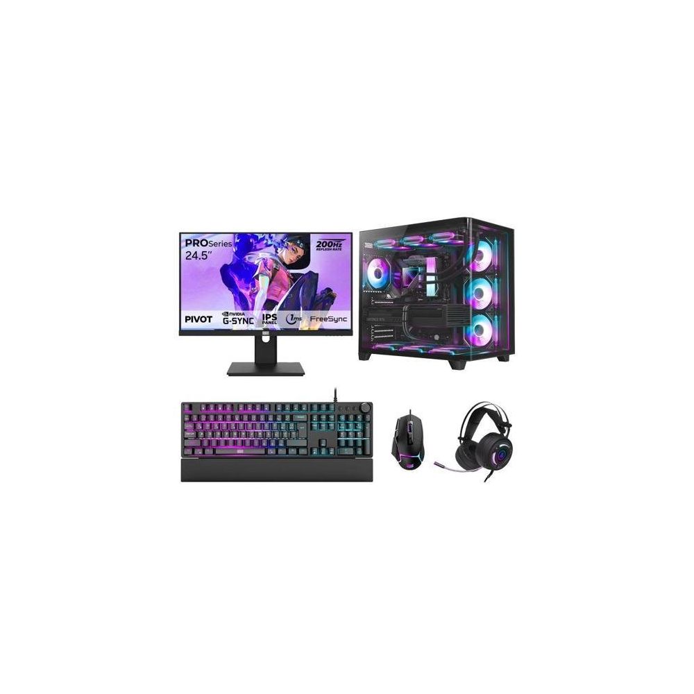 Dragos DRX7674 Ryzen 7 7700 32GB RAM 1TB SSD 8GB RTX 5060 FreeDOS 24.5 inç Monitör Oyun Bilgisayarı
