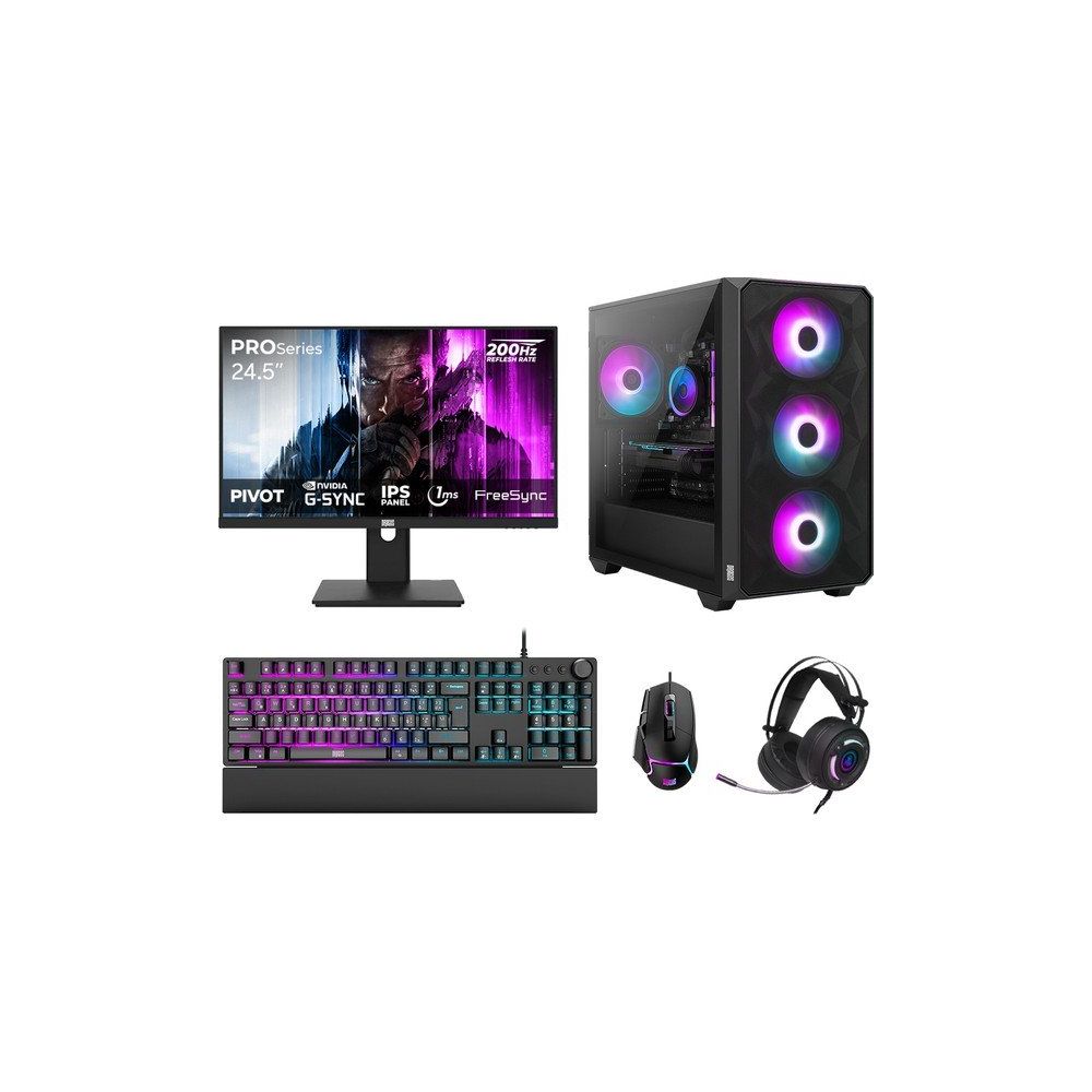 Dragos DRX7678 Ryzen 7 7700 32GB RAM 1TB SSD 8GB RTX 5060 FreeDOS 24.5 inç Monitör Oyun Bilgisayarı