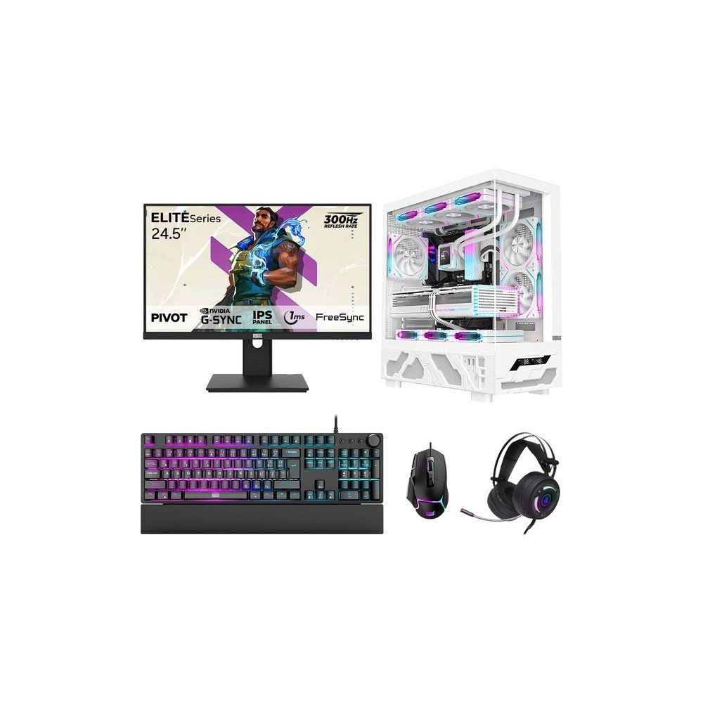 Dragos DRX7682 Ryzen 7 7700 32GB RAM 1TB SSD 8GB RTX 5060 FreeDOS 24.5 inç Monitör Oyun Bilgisayarı