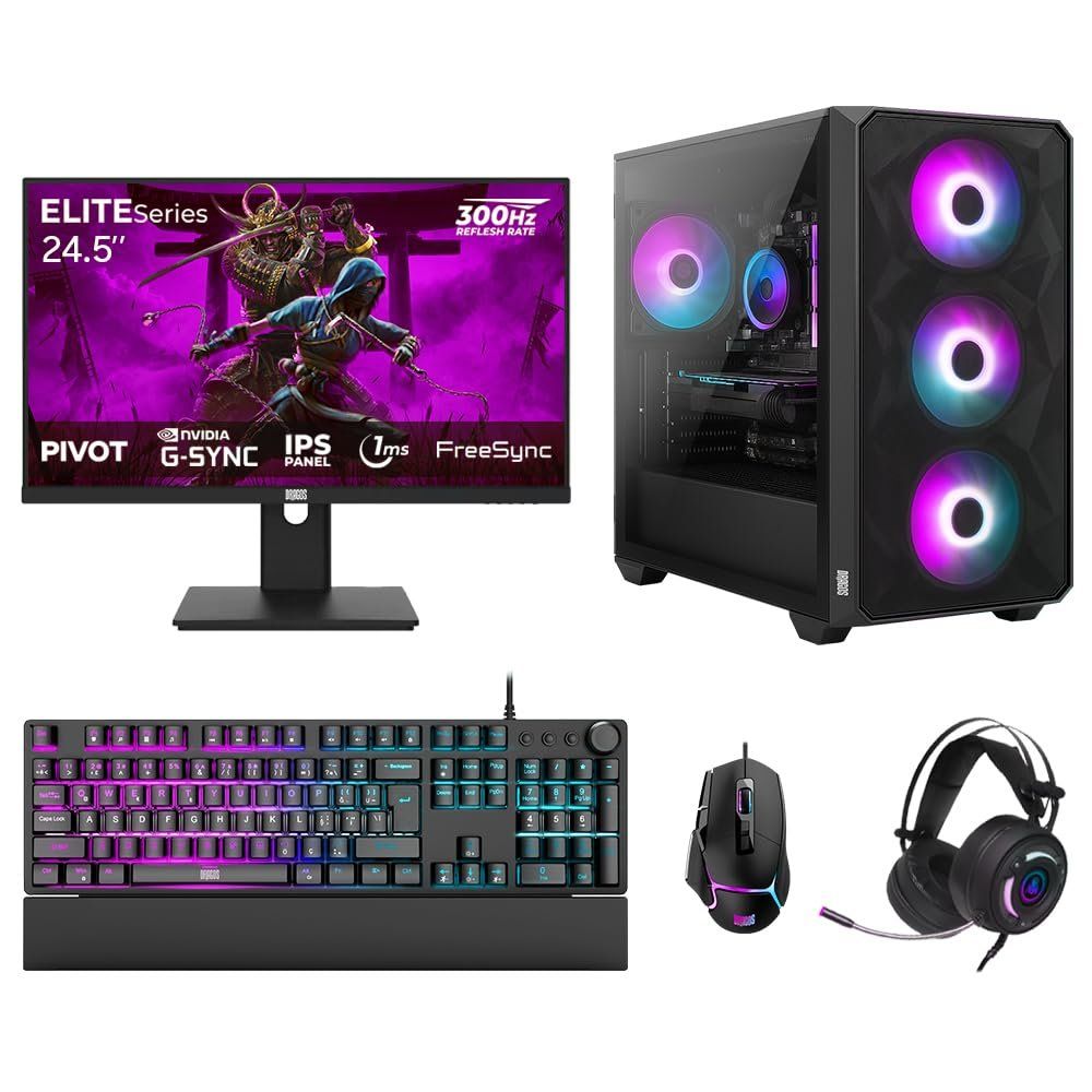 Dragos DRX7683 Ryzen 7 7700 32GB RAM 1TB SSD 8GB RTX 5060 FreeDOS 24.5 inç Monitör Oyun Bilgisayarı