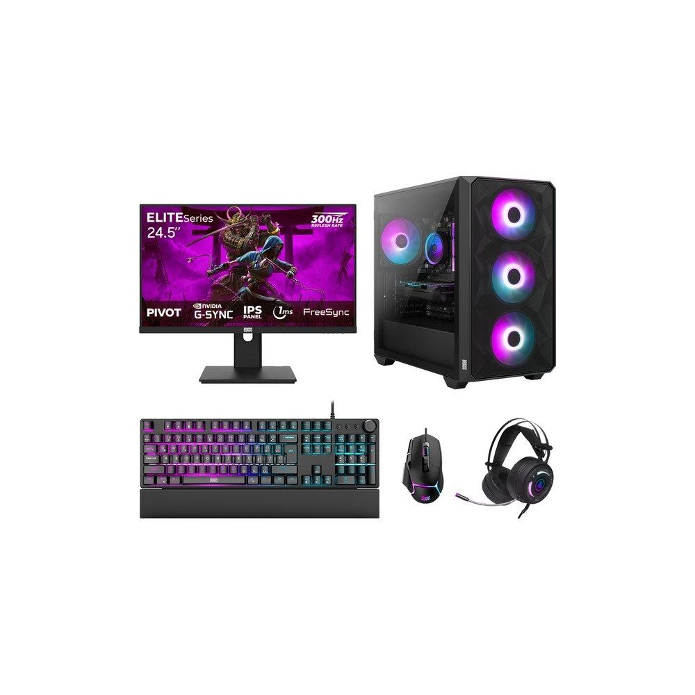 Dragos DRX7704 Ryzen 5 5600 32GB RAM 1TB SSD 16GB RTX 5060 Ti FreeDOS 24.5 inç 300Hz Monitör Oyun Bilgisayarı