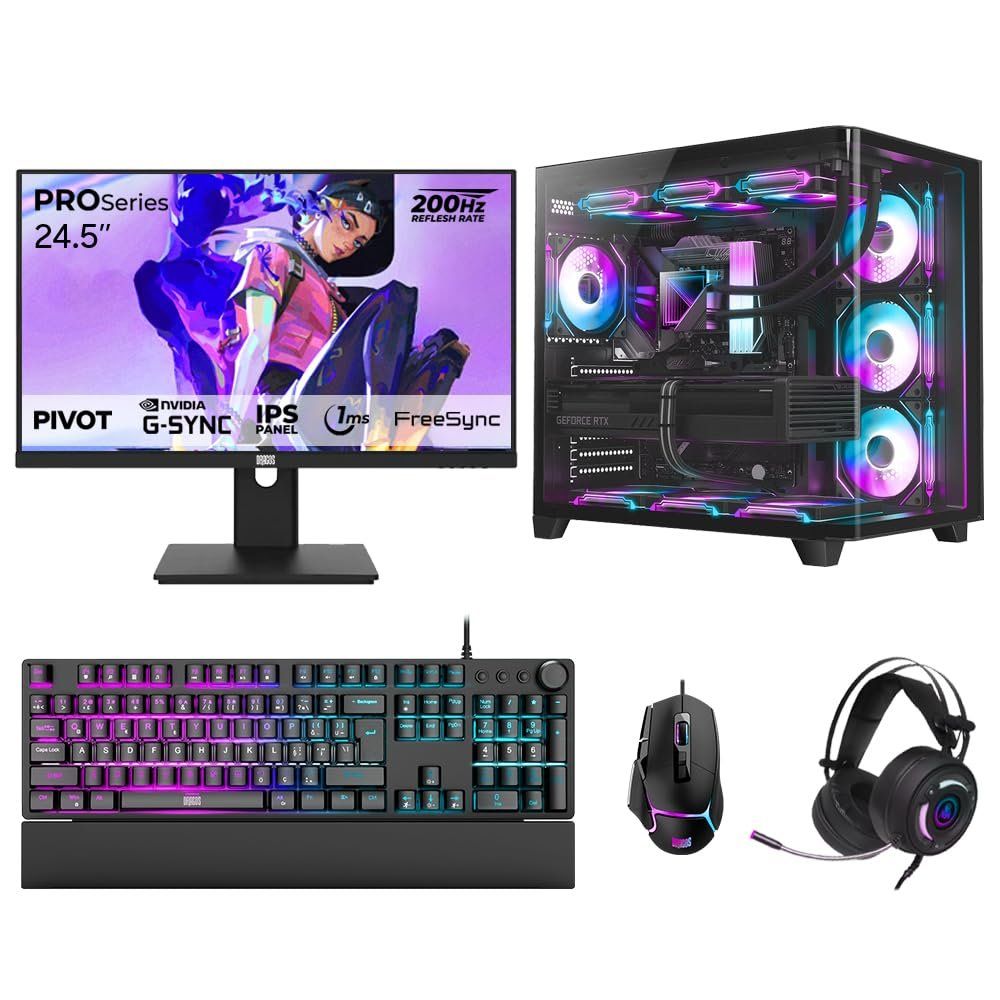 Dragos DRX7714 Ryzen 7 5700X 32GB RAM 1TB SSD 16GB RTX 5060 Ti FreeDOS 24.5 inç 200Hz Monitör Oyun Bilgisayarı