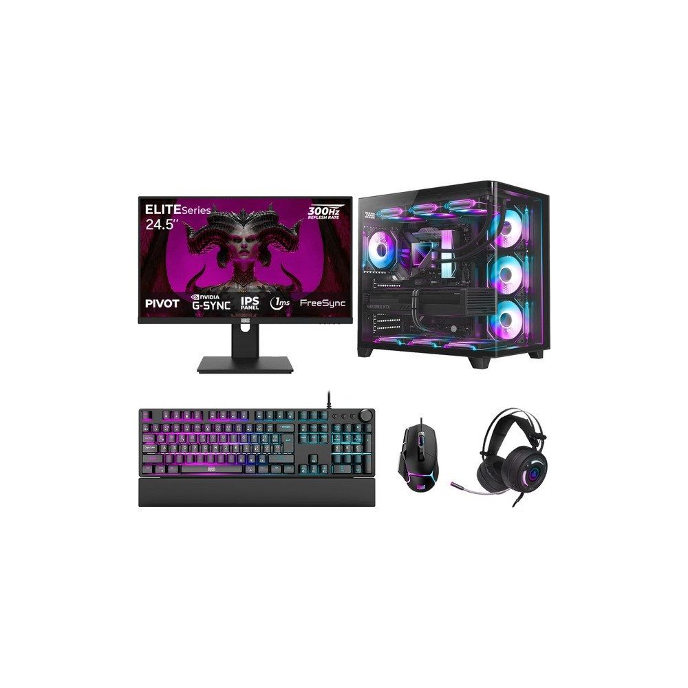 Dragos DRX7719 Ryzen 7 5700X 32GB RAM 1TB SSD 16GB RTX 5060 Ti FreeDOS 24.5 inç Monitör Oyun Bilgisayarı